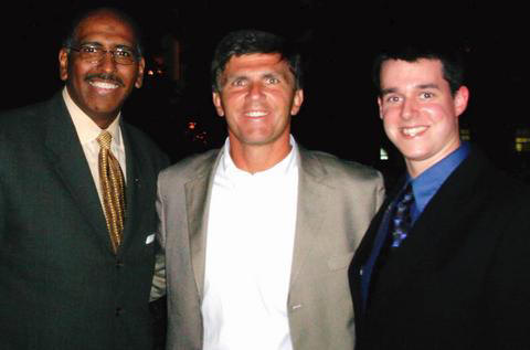 Picture of Maryland's Lt. Governor, Michael Steele, Governor Bob Ehrlich, and the next Montgomery County Councilman in District 2, Scott R. Dyer